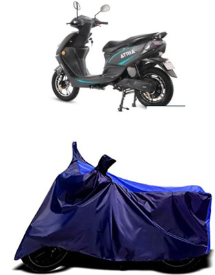 VESMEI Two Wheeler Cover for Hero(Electric Atria, Blue)