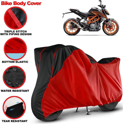 Grizzly Two Wheeler Cover for KTM(250 Duke, Black, Red)