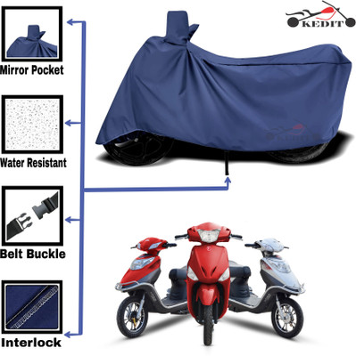 AASHTIK MART Two Wheeler Cover for Hero(Electric Flash, Blue)