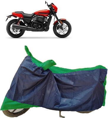 AutoFave Two Wheeler Cover for Harley Davidson(Street Rod, Multicolor)