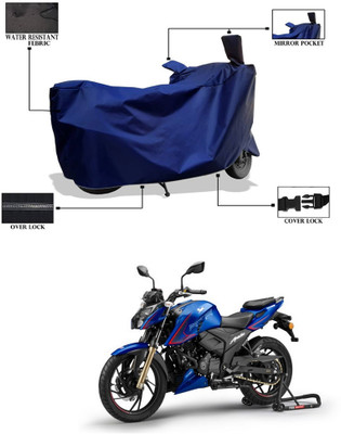 CODOKI Waterproof Two Wheeler Cover for TVS(Apache RTR 200, Blue)