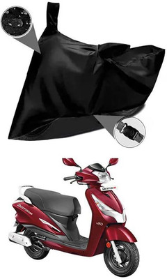 KEDIT Two Wheeler Cover for Hero(Destini 125, Black)