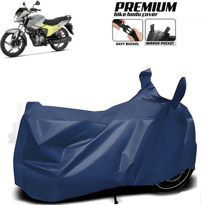smwzxyu Waterproof Two Wheeler Cover for Hero(Glamour, Blue)
