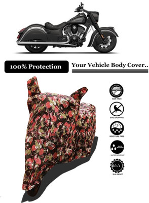 Amexride Two Wheeler Cover for Indian(Chief Dark Horse, Multicolor)