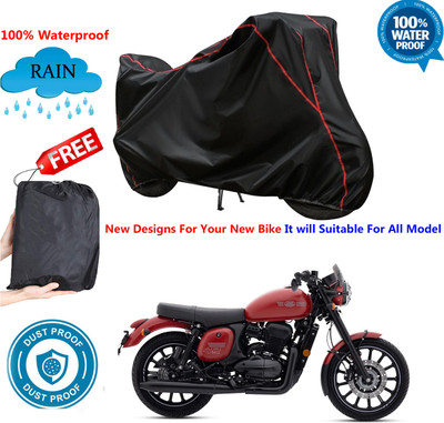 OliverX Waterproof Two Wheeler Cover for JAWA(42 BS6, Black)