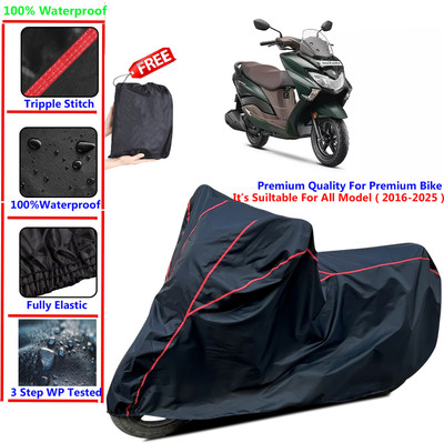 SThanaveX Waterproof Two Wheeler Cover for Suzuki(Burgman Street, Black)