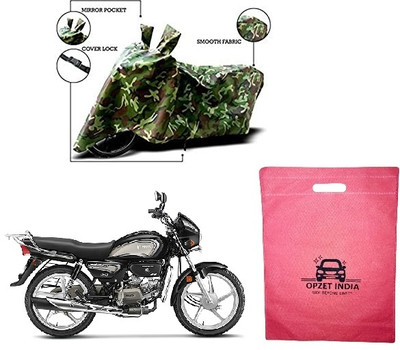 OPZET INDIA Waterproof Two Wheeler Cover for Hero(Super Splendor, Green)