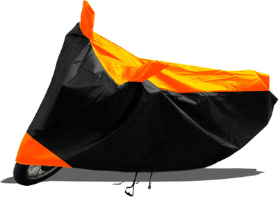 DeepShakshi AUTOMOTIVE Waterproof Two Wheeler Cover for TVS(Apache RTR 160, Orange)
