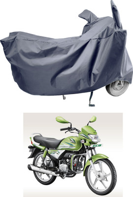 Amexride Two Wheeler Cover for Hero(HF Deluxe Eco, Grey)