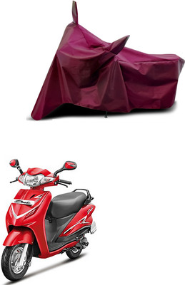 Aoriyon Waterproof Two Wheeler Cover for Hero(Duet LX 110CC, Maroon)