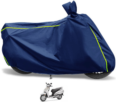 Euro Care Waterproof Two Wheeler Cover for Honda(Activa 125, Blue)
