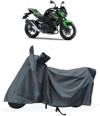 Tricway Two Wheeler Cover for Kawasaki(Z400 BS6, Grey)