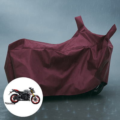 CODOKI Waterproof Two Wheeler Cover for TVS(Apache RTR 160, Maroon)