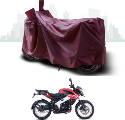 AASHTIK MART Two Wheeler Cover for Bajaj(Pulsar NS200, Maroon)