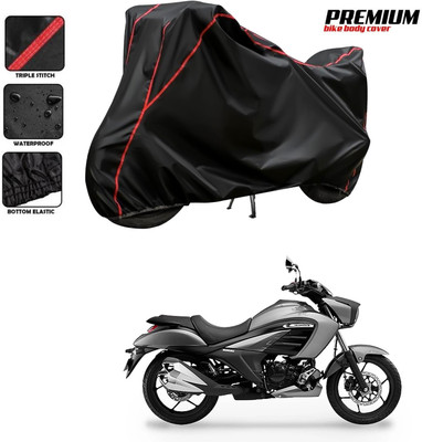 DeepShakshi AUTOMOTIVE Two Wheeler Cover for TVS(Intruder 250, Black, Red)