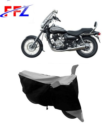 FFZ Waterproof Two Wheeler Cover for Bajaj(Avenger 220 DTS-i, Black, Grey)