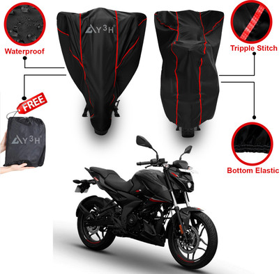 Y3H Waterproof Two Wheeler Cover for Bajaj(Pulsar N160, Black)