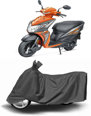 BigFly Waterproof Two Wheeler Cover for Honda(Dio, Grey)