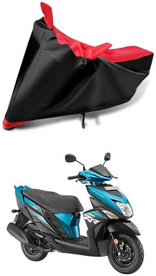 AutoGalaxy Waterproof Two Wheeler Cover for Yamaha(Cygnus Ray ZR, Red, Black)
