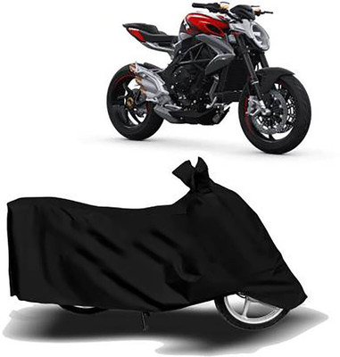 Mdstar Waterproof Two Wheeler Cover for MV Agusta(Brutale, Black)