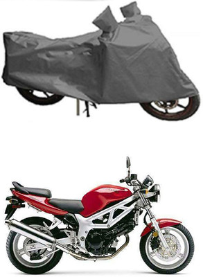 Mdstar Waterproof Two Wheeler Cover for Suzuki(SV 650, Grey)
