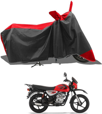 KEDIT Two Wheeler Cover for Bajaj(Red, Black)