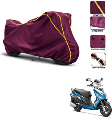 Love Me Two Wheeler Cover for Hero(Maestro Edge, Maroon, Yellow)