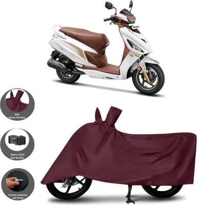 SK AUTO Waterproof Two Wheeler Cover for Hero(Maestro Edge 125, Maroon)
