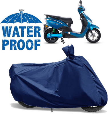 OliverX Waterproof Two Wheeler Cover for Hero(Electric Optima BS6, Blue)