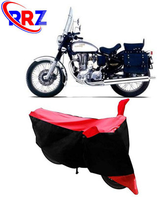 RRZ Waterproof Two Wheeler Cover for Royal Enfield(Machismo 350, Black, Red)