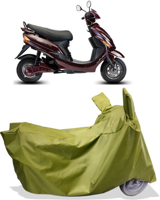 Amexride Two Wheeler Cover for Hero Electric(Electric Wave Dx, Maroon)