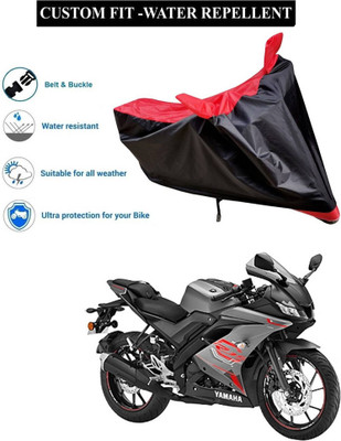 CODOKI Waterproof Two Wheeler Cover for Yamaha(YZF R15 V3.0, Red)