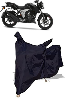 Amexride Two Wheeler Cover for TVS(Apache RTR 160 4V, Black)