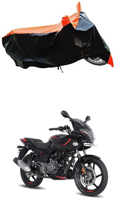 VESMEI Two Wheeler Cover for Bajaj(Pulsar 180F BS6, Orange)