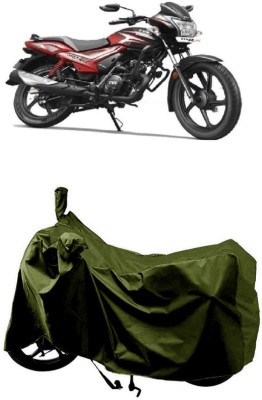 SUGASHRI Waterproof Two Wheeler Cover for TVS(Star City Plus, Green)