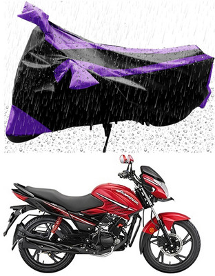 MWBB Waterproof Two Wheeler Cover for Hero(Glamour i3s, Black)