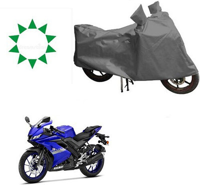 MMSSTAR Waterproof Two Wheeler Cover for Yamaha(R15 V3, Grey)