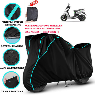 OliverX Waterproof Two Wheeler Cover for Ather(Black)