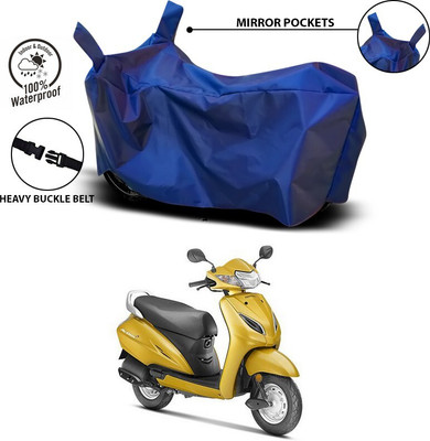 SEBONGO Waterproof Two Wheeler Cover for Honda(Activa 5G, Blue)
