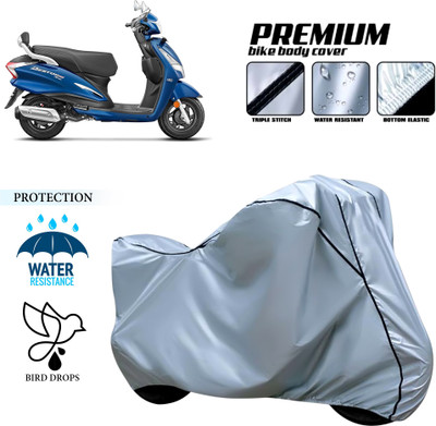 CODOKI Waterproof Two Wheeler Cover for Hero(Destini 125, Silver)