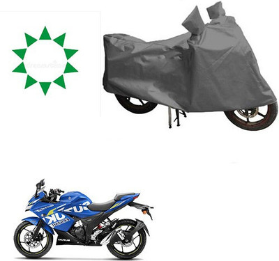 DeepShakshi AUTOMOTIVE Waterproof Two Wheeler Cover for Suzuki(Gixxer SF, Grey)