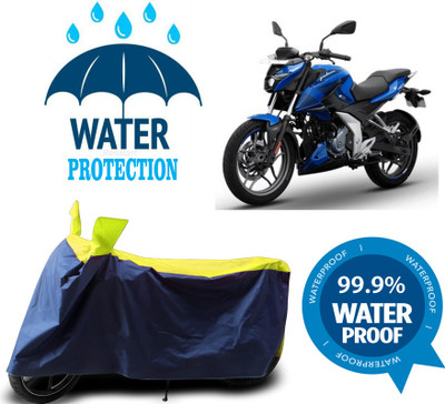 RTS COLLECTIONS Waterproof Two Wheeler Cover for Bajaj(Pulsar AS 150, Multicolor)