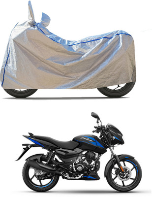 CODOKI Waterproof Two Wheeler Cover for Bajaj(Pulsar 125, Silver)