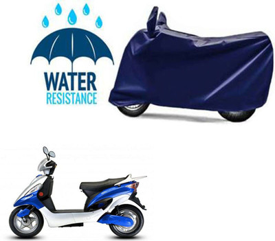 AutoGalaxy Waterproof Two Wheeler Cover for Hero(Elettrica, Blue)