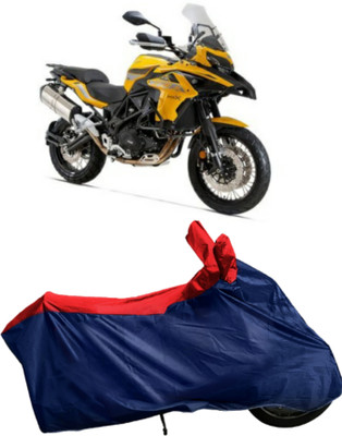 Autofly Waterproof Two Wheeler Cover for Suzuki(V Strom 650, Blue, Red)
