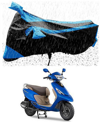 THE REAL ARV Two Wheeler Cover for TVS(Scooty Zest, Blue, Black)