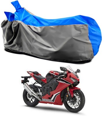 Ascension Two Wheeler Cover for Honda(CBR 1000RR, Grey, Blue)