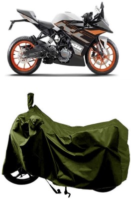 SUGASHRI Waterproof Two Wheeler Cover for KTM(RC 125, Green)