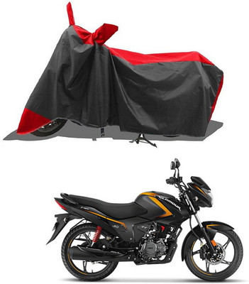 PAGORA Waterproof Two Wheeler Cover for Hero(Glamour FI, Red, Black)