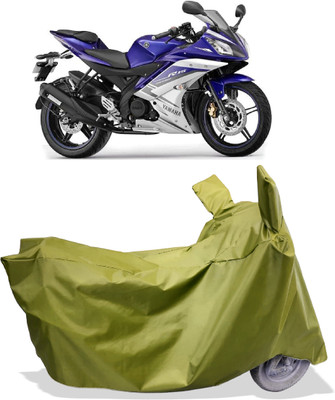 Amexride Two Wheeler Cover for Yamaha(YZF-R15 V2 BS6, Maroon)